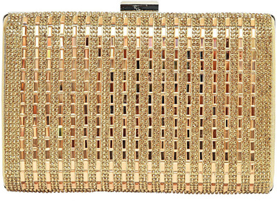 

Bagaholics Party Gold Clutch