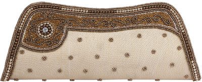 

La Boemo Casual Beige Clutch