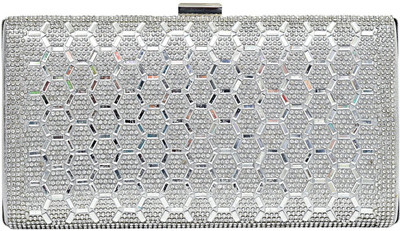 

Bagaholics Party Silver Clutch