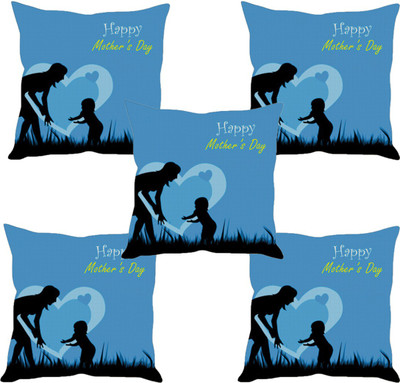 

Sleep Nature's Abstract Cushions Cover(Pack of 5, 30.63 cm*30.63 cm, Multicolor)