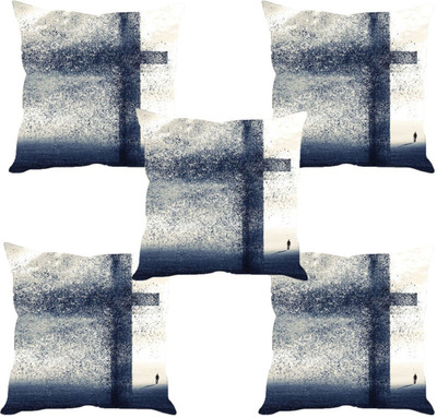 

Sleep Nature's Abstract Cushions Cover(Pack of 5, 30.63 cm*30.63 cm, Multicolor)