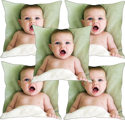 

Sleep Nature's Printed Cushions Cover(Pack of 5, 40.63 cm*40.63 cm, Multicolor)