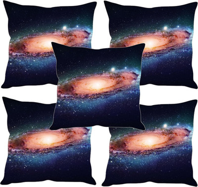 

Sleep Nature's Printed Cushions Cover(Pack of 5, 30.63 cm*30.63 cm, Multicolor)