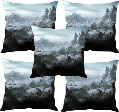 

Sleep Nature's Printed Cushions Cover(Pack of 5, 30.63 cm*30.63 cm, Multicolor)