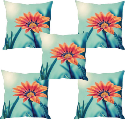 

Sleep Nature's Abstract Cushions Cover(Pack of 5, 30.63 cm*30.63 cm, Multicolor)