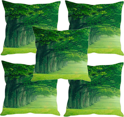 

Sleep Nature's Printed Cushions Cover(Pack of 5, 30.63 cm*30.63 cm, Multicolor)