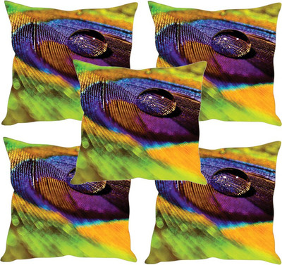 

Sleep Nature's Printed Cushions Cover(Pack of 5, 30.63 cm*30.63 cm, Multicolor)
