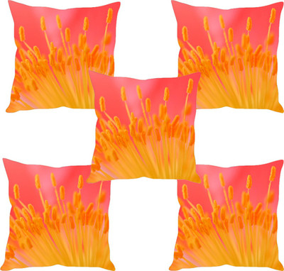 

Sleep Nature's Abstract Cushions Cover(Pack of 5, 40.63 cm*40.63 cm, Multicolor)