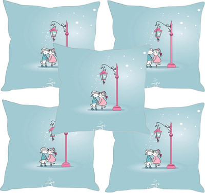 

Sleep Nature's Printed Cushions Cover(Pack of 5, 40.63 cm*40.63 cm, Multicolor)