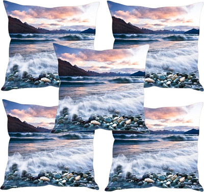

Sleep Nature's Printed Cushions Cover(Pack of 5, 40.63 cm*40.63 cm, Multicolor)