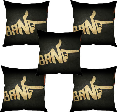 

Sleep Nature's Abstract Cushions Cover(Pack of 5, 40.63 cm*40.63 cm, Multicolor)