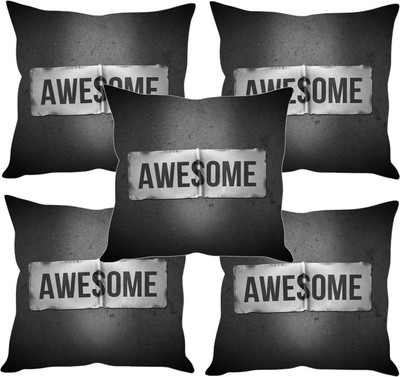 

Sleep Nature's Printed Cushions Cover(Pack of 5, 40.63 cm*40.63 cm, Multicolor)