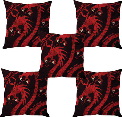 

Sleep Nature's Abstract Cushions Cover(Pack of 5, 30.63 cm*30.63 cm, Multicolor)