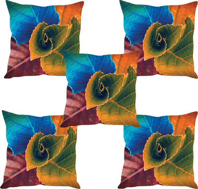 

Sleep Nature's Abstract Cushions Cover(Pack of 5, 30.63 cm*30.63 cm, Multicolor)