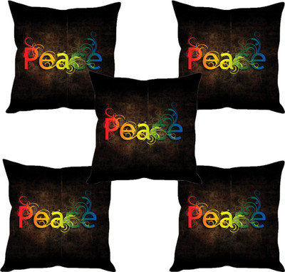 

Sleep Nature's Abstract Cushions Cover(Pack of 5, 40.63 cm*40.63 cm, Multicolor)