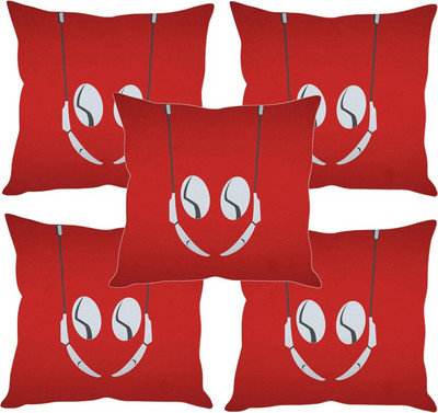 

Sleep Nature's Printed Cushions Cover(Pack of 5, 30.63 cm*30.63 cm, Multicolor)