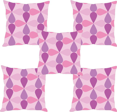 

Sleep Nature's Abstract Cushions Cover(Pack of 5, 30.63 cm*30.63 cm, Multicolor)