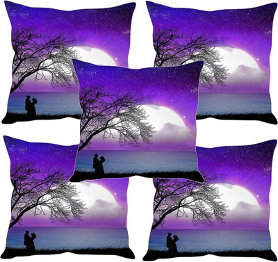 

Sleep Nature's Printed Cushions Cover(Pack of 5, 30.63 cm*30.63 cm, Multicolor)