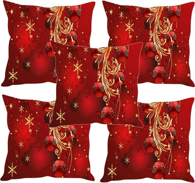 

Sleep Nature's Printed Cushions Cover(Pack of 5, 40.63 cm*40.63 cm, Multicolor)