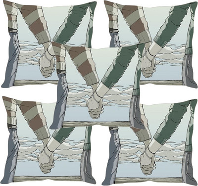 

Sleep Nature's Printed Cushions Cover(Pack of 5, 40.63 cm*40.63 cm, Multicolor)