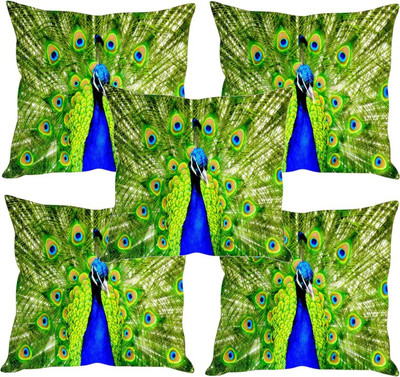 

Sleep Nature's Printed Cushions Cover(Pack of 5, 40.63 cm*40.63 cm, Multicolor)