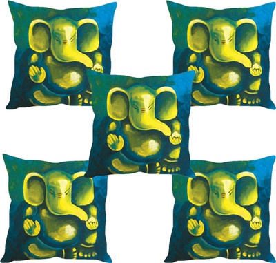 

Sleep Nature's Abstract Cushions Cover(Pack of 5, 40.63 cm*40.63 cm, Multicolor)