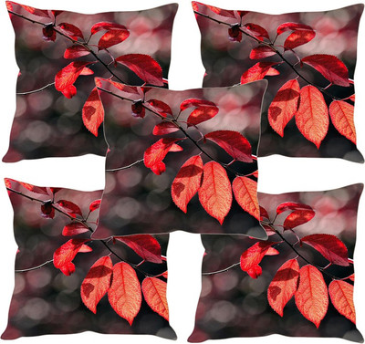 

Sleep Nature's Printed Cushions Cover(Pack of 5, 30.63 cm*30.63 cm, Multicolor)