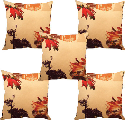 

Sleep Nature's Abstract Cushions Cover(Pack of 5, 30.63 cm*30.63 cm, Multicolor)