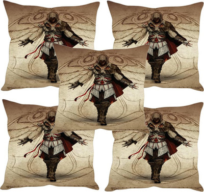 

Sleep Nature's Printed Cushions Cover(Pack of 5, 30.63 cm*30.63 cm, Multicolor)