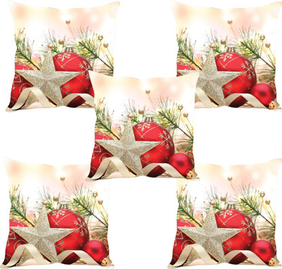 

Sleep Nature's Abstract Cushions Cover(Pack of 5, 40.63 cm*40.63 cm, Multicolor)