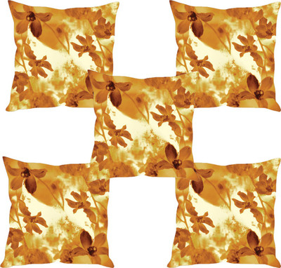 

Sleep Nature's Abstract Cushions Cover(Pack of 5, 30.63 cm*30.63 cm, Multicolor)