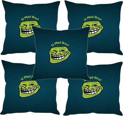 

Sleep Nature's Printed Cushions Cover(Pack of 5, 30.63 cm*30.63 cm, Multicolor)