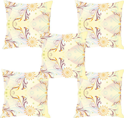 

Sleep Nature's Abstract Cushions Cover(Pack of 5, 30.63 cm*30.63 cm, Multicolor)