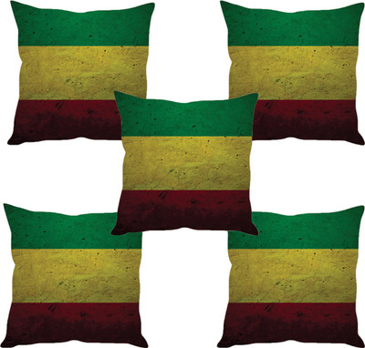

Sleep Nature's Abstract Cushions Cover(Pack of 5, 30.63 cm*30.63 cm, Multicolor)