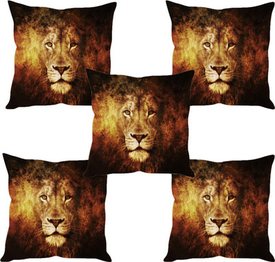 

Sleep Nature's Abstract Cushions Cover(Pack of 5, 30.63 cm*30.63 cm, Multicolor)