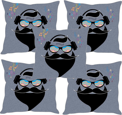 

Sleep Nature's Printed Cushions Cover(Pack of 5, 40.63 cm*40.63 cm, Multicolor)