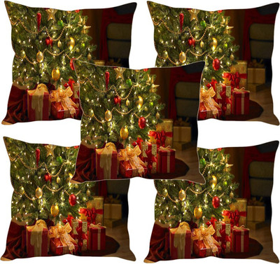 

Sleep Nature's Printed Cushions Cover(Pack of 5, 30.63 cm*30.63 cm, Multicolor)