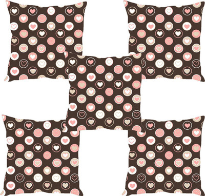 

Sleep Nature's Abstract Cushions Cover(Pack of 5, 40.63 cm*40.63 cm, Multicolor)