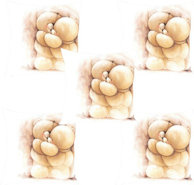 

Sleep Nature's Abstract Cushions Cover(Pack of 5, 30.63 cm*30.63 cm, Multicolor)