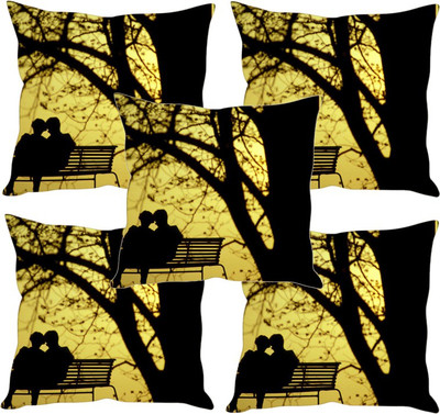 

Sleep Nature's Printed Cushions Cover(Pack of 5, 30.63 cm*30.63 cm, Multicolor)