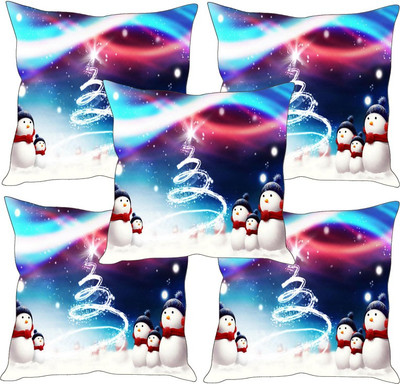 

Sleep Nature's Printed Cushions Cover(Pack of 5, 40.63 cm*40.63 cm, Multicolor)