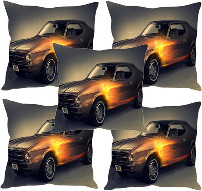 

Sleep Nature's Printed Cushions Cover(Pack of 5, 40.63 cm*40.63 cm, Multicolor)