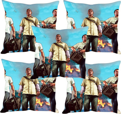 

Sleep Nature's Printed Cushions Cover(Pack of 5, 40.63 cm*40.63 cm, Multicolor)