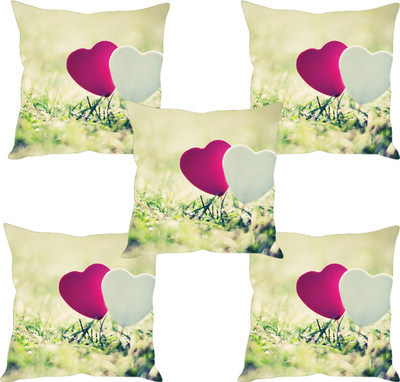 

Sleep Nature's Abstract Cushions Cover(Pack of 5, 30.63 cm*30.63 cm, Multicolor)