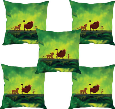 

Sleep Nature's Abstract Cushions Cover(Pack of 5, 40.63 cm*40.63 cm, Multicolor)