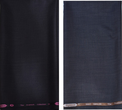 KUNDAN SULZ GWALIOR Polycotton Self Design Trouser Fabric