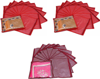 

Aadhya Multipurpose Combo of single Non Woven saree covers pack of 36(Multicolor)
