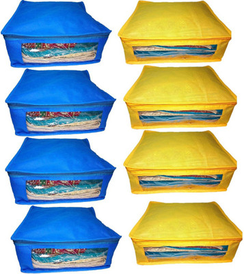 

Aadhya Multipurpose combo of non woven saree covers pack of 8(Multicolor)