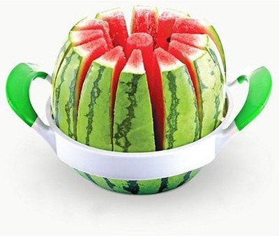 

JLT Multi Fruit Cutter Slicer & Extra Strong Body With Stainless Steel Blade Chopper(1 Watermelon Slicer), Multicolor