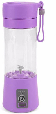 

VibeX ® Electric Safety Juicer Cup/Portable Blender 380 ml Shaker(Pack of 1, Purple)
